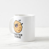 Monster Cookie Funny Food Pun Koffiemok (Voorkant links)