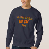 Monster Crew Aangepaste naam Halloween Trui (Voorkant)