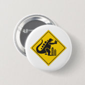 Monster Crossing Ronde Button 5,7 Cm (Voorkant /achterkant)