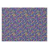 Monster Cute Funny 1st Birthday Party Thema Tafelkleed (Voorkant (Horizontaal))