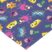 Monster Cute Funny 1st Birthday Party Thema Tafelkleed (Gekanteld)