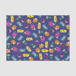 Monster Cute Funny 1st Birthday Party Thema Tissuepapier