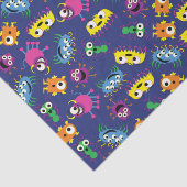 Monster Cute Funny 1st Birthday Party Thema Tissuepapier (Detail)