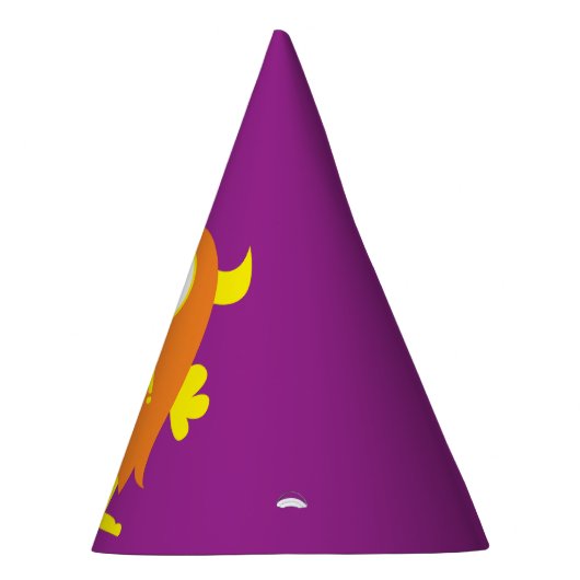 Monster Cute Kids Birthday Party Thema Feesthoedjes (Rechts)