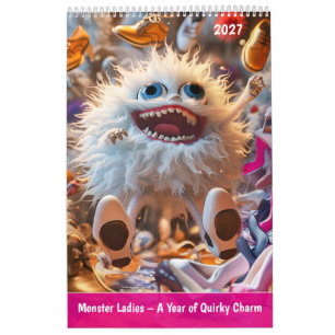 Monster Dames – Een Jaar van Eigenzinnige Charme Kalender