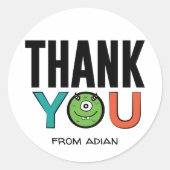 Monster Dank u Sticker (Voorkant)