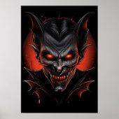 Monster Devil Scary Poster Muurdecoratie (Voorkant)