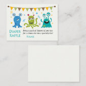 Monster Diaper Raffle Tickets (Voorkant / Achterkant)