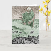 Monster die uit het Water komen Kaart (Gele Bloem)