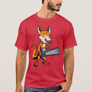 Monster Dieren Kettingzaag Voor Familie T-shirt
