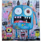 Monster Douchegordijn (Voorkant)
