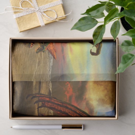 monster dragon tissue paper tissuepapier (Geschenk)