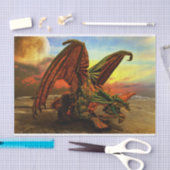 monster dragon tissue paper tissuepapier (Craft)