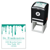 Monster Dripping Slime - Halloween Retouradres Zelfinktende Stempel (In situ)