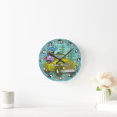 Monster Driving Car Ronde Klok (Huis)