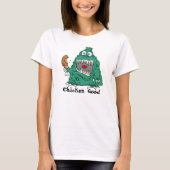 Monster Eating Fried Chicken T-Shirt (Voorkant)