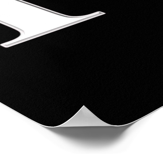 Monster eerste Poster matte (Hoek)