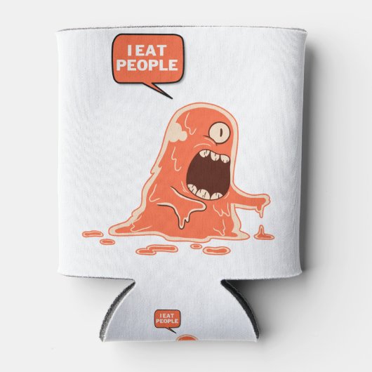 Monster eet mensen blikjeskoeler (Voorkant)