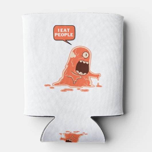 Monster eet mensen blikjeskoeler (Achterkant)