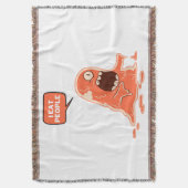 Monster eet mensen deken (Voorkant Verticaal)