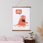 Monster eet mensen hangend wandkleed (Slaapkamer)