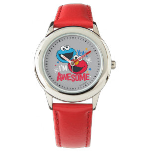 Monster & Elmo   van het koekje ja, ben ik Horloge
