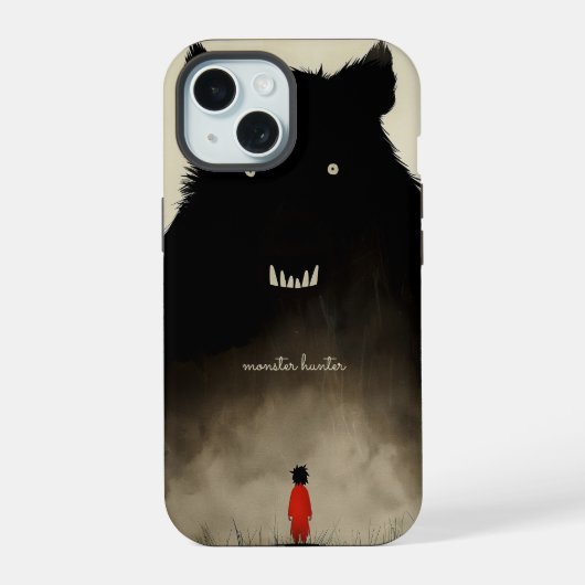 Monster en de Jongen iPhone 15 Case (Achterkant)