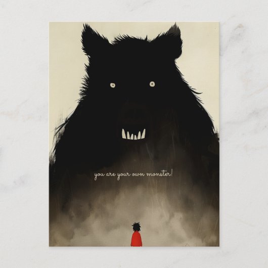 Monster en het Kind Briefkaart (Voorkant)