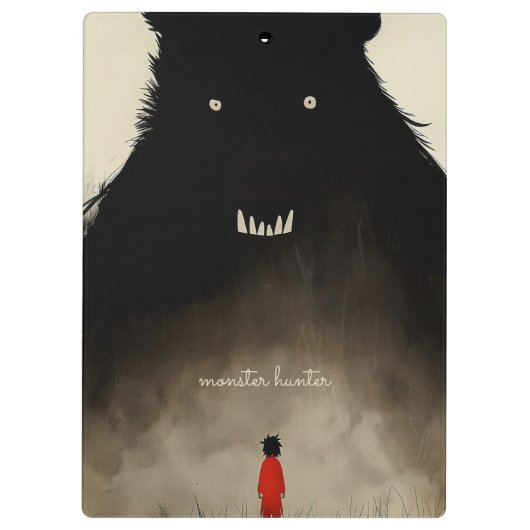 Monster en het Kind Klembord (Achterkant)