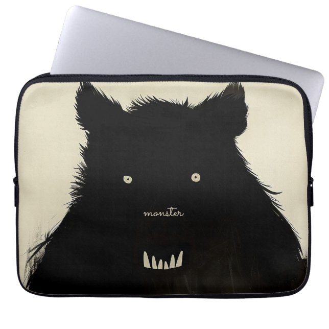 Monster en het Kind Laptop Sleeve (Voorkant)