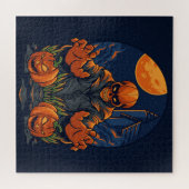 Monster- en Jack-O-Lantern Legpuzzel (Horizontaal)