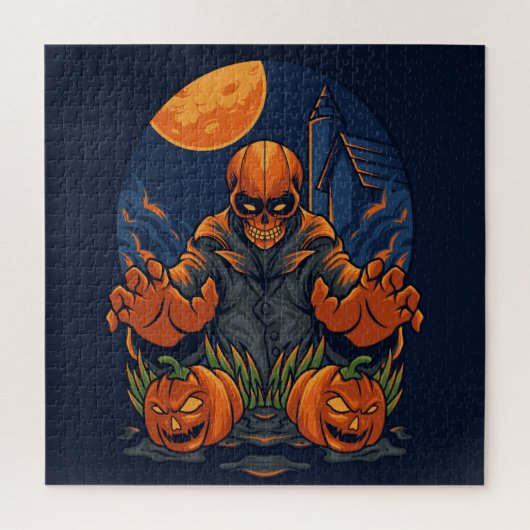 Monster- en Jack-O-Lantern Legpuzzel (Verticaal)