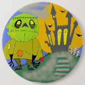 Monster en mij ronde button 6,0 cm (Voorkant)