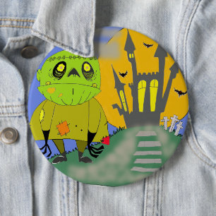 Monster en mij ronde button 6,0 cm