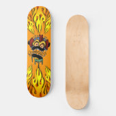 Monster en vlammen persoonlijk skateboard (Voorkant)