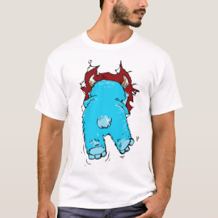 Monster Escape Dubbelzijdig Print Tshirt