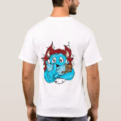 Monster Escape Dubbelzijdig Print Tshirt (Achterkant)