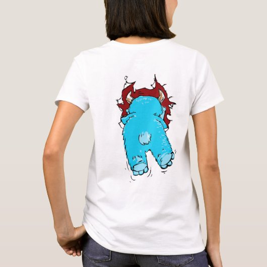 Monster Escape Dubbelzijdig T-shirt (Achterkant)