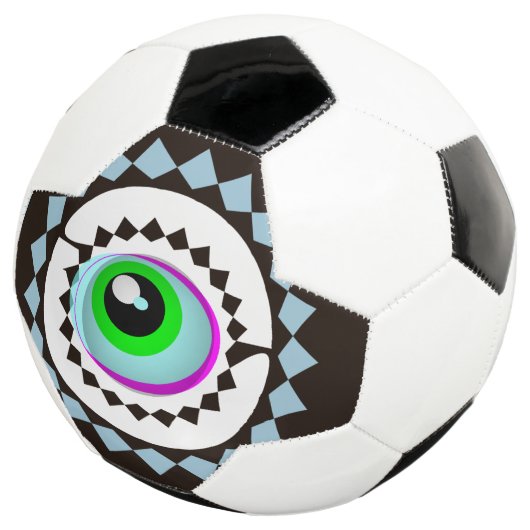 Monster Eye op het Voetbal van de Kogelkreeft (Drie kwart)