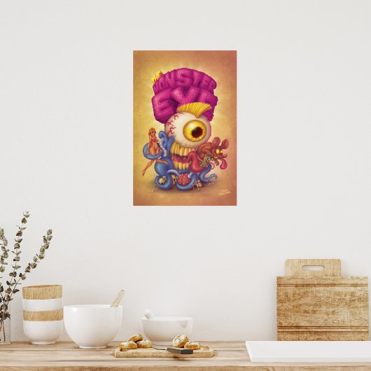 Monster Eye Poster (Keuken)