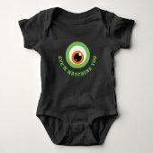 Monster Eye Pun Baby Bodysuit (Voorkant)