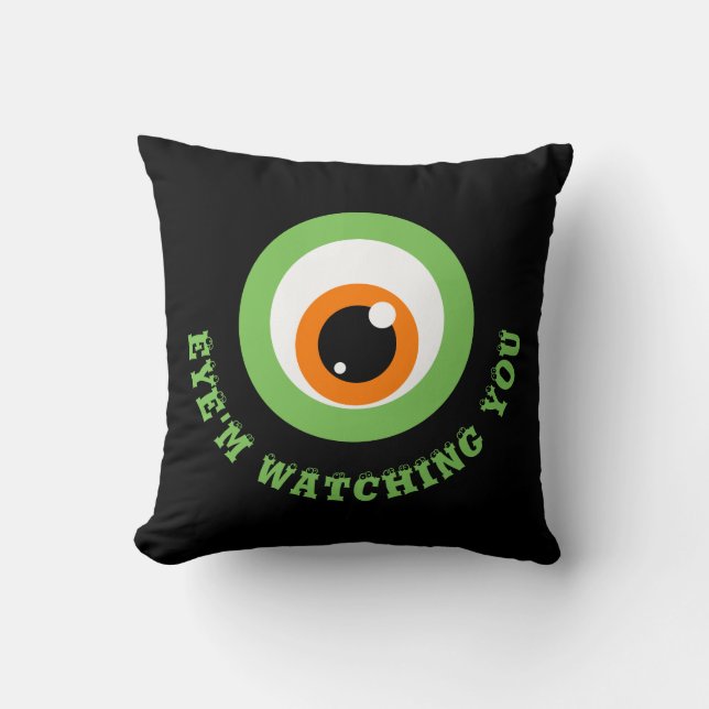 Monster Eye Pun Pillow Kussen (Voorkant)