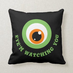 Monster Eye Pun Pillow Kussen