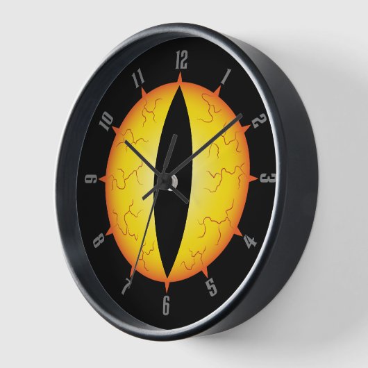 Monster Eye-wandklok (Hoek)