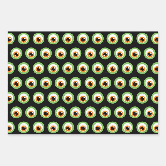 Monster Eye Wrapping Paper Sheet Set (Voorkant 2)