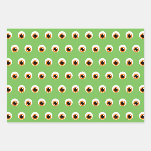 Monster Eye Wrapping Paper Sheet Set (Voorkant)