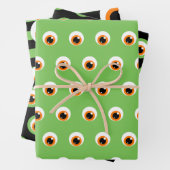 Monster Eye Wrapping Paper Sheet Set (In situ)