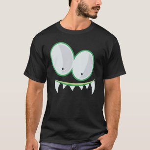 Monster Face Costume Halloween Kinder Volwassenen T-shirt