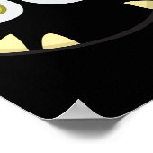 Monster Face Halloween Costume Idea Scary Cute Poster (Hoek)