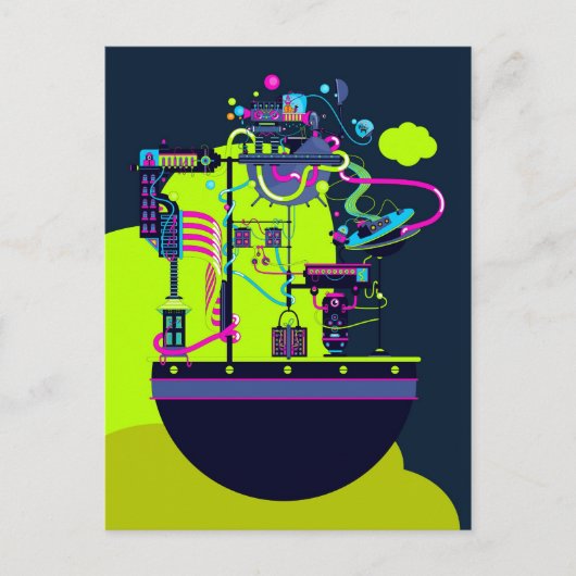 Monster Factory Briefkaart (Voorkant)